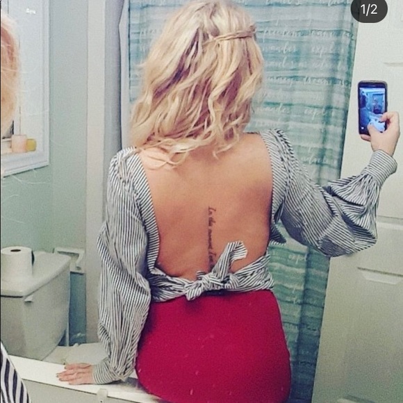 Backless top - Picture 1 of 2